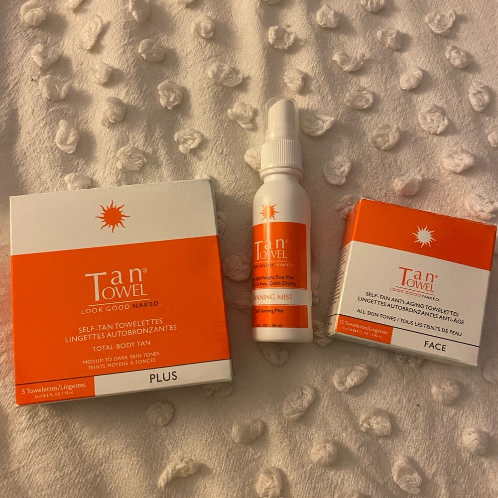 Tan Towels at home self tanner products— NWT